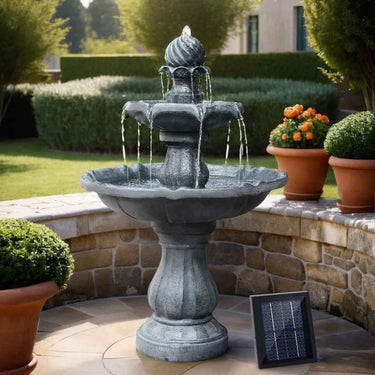 Gardeon Solar Fountain Water Feature Pump Kit Bird Bath Outdoor Indoor Black